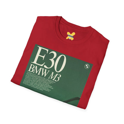 E30 BMW M3 Graphic Unisex T-Shirt - Classic Car Enthusiast Tee