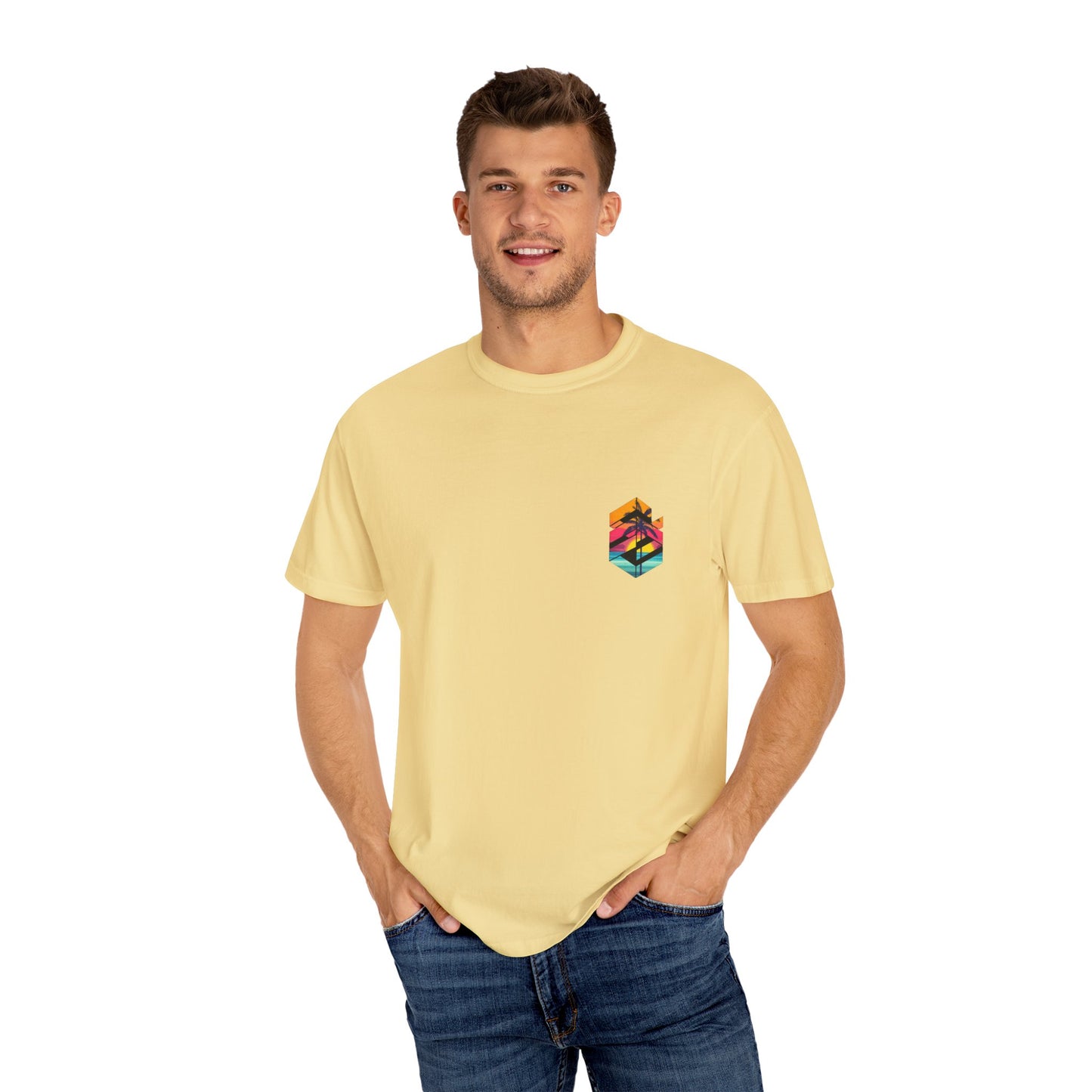 Tropical Sunset Unisex T-Shirt | Beach Vibes & Relaxation