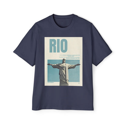 Rio Vintage Poster T-Shirt — Christ the Redeemer Travel Tee