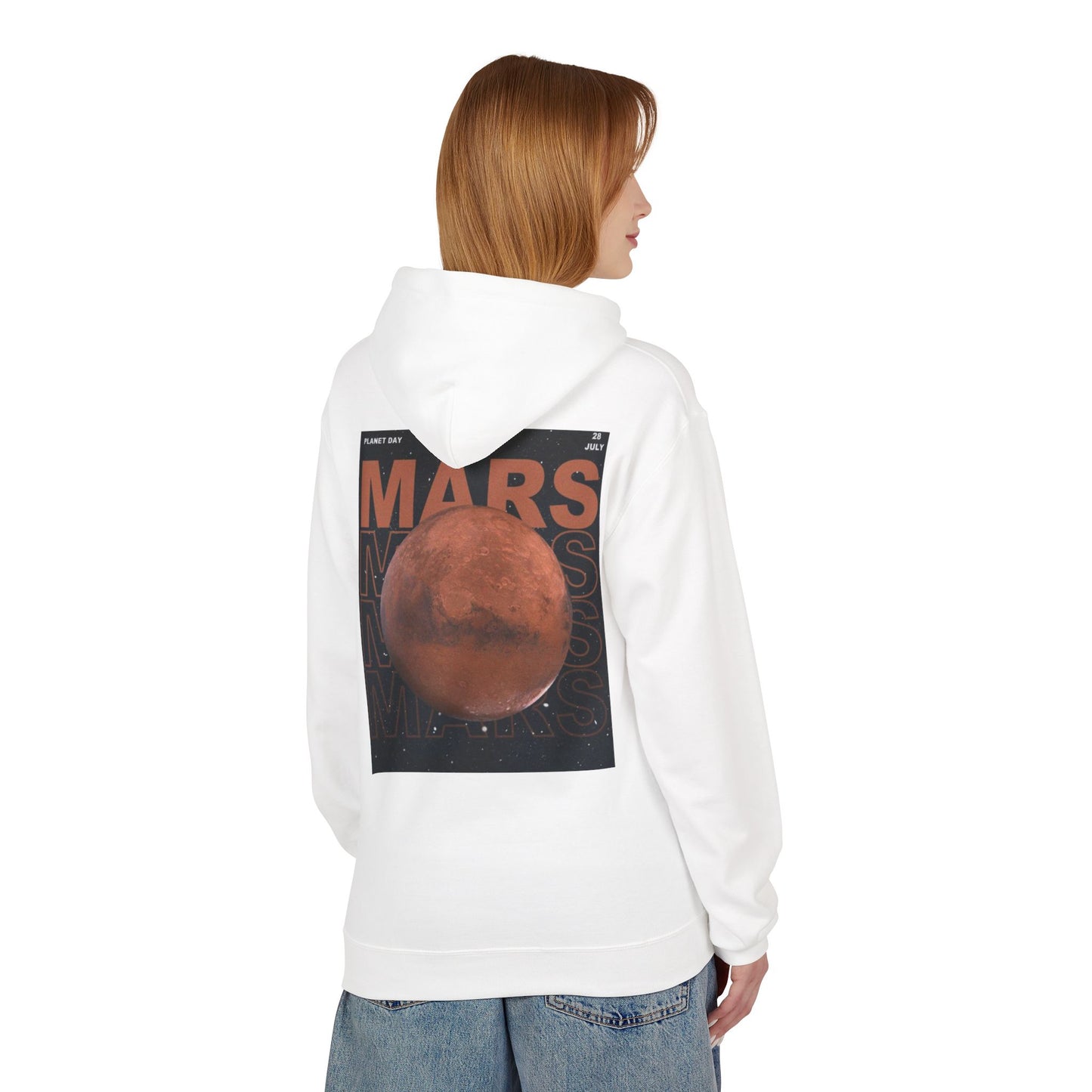 Mars Day Unisex Fleece Hoodie - Space Adventure Apparel