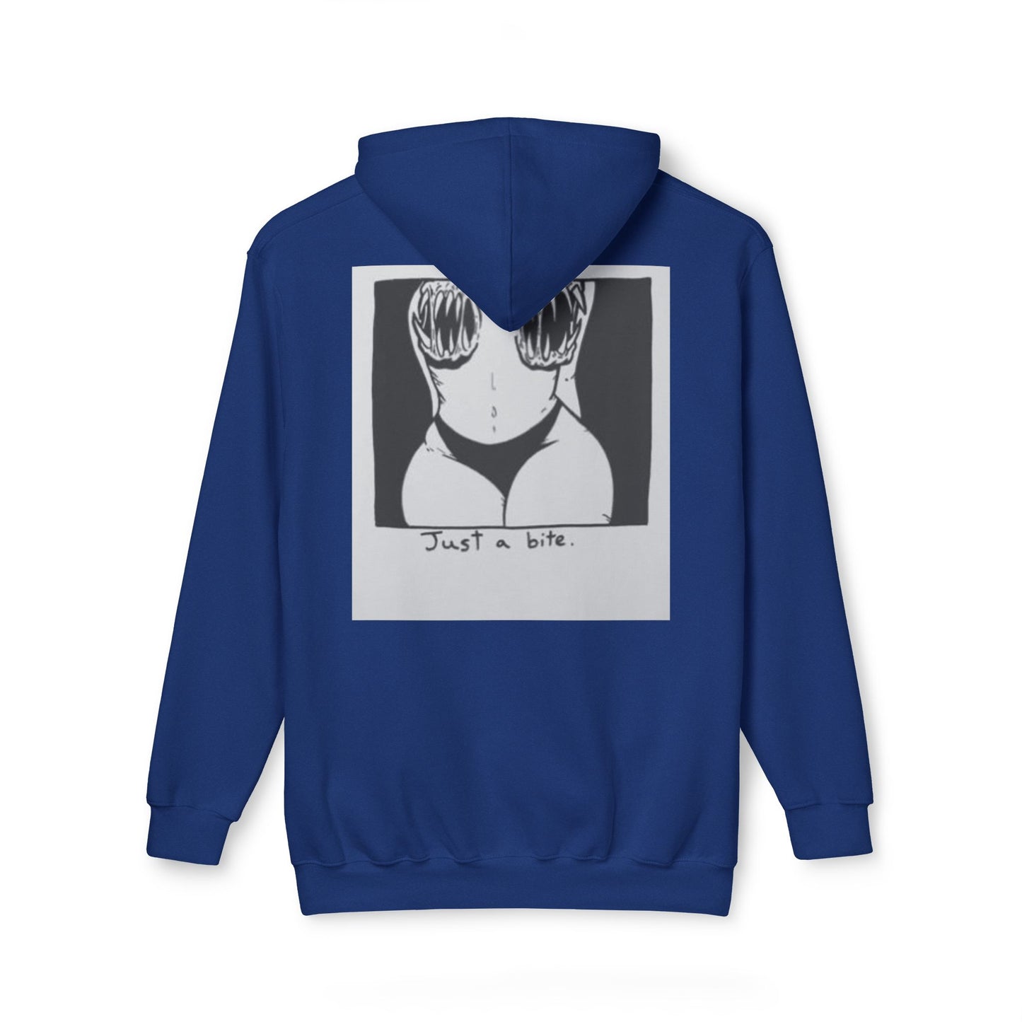 Unisex Hooded Sweatshirt with 'Just a Bite' Design - Casual Comfort for Every Occasion
