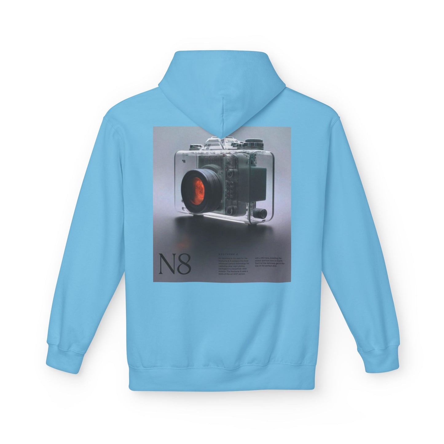 Retro Camera Photo Hoodie, Cozy Unisex Fleece Sweatshirt for Photography Lovers, Fashion Gift for Birthdays, Casual Wear, Everyday Style