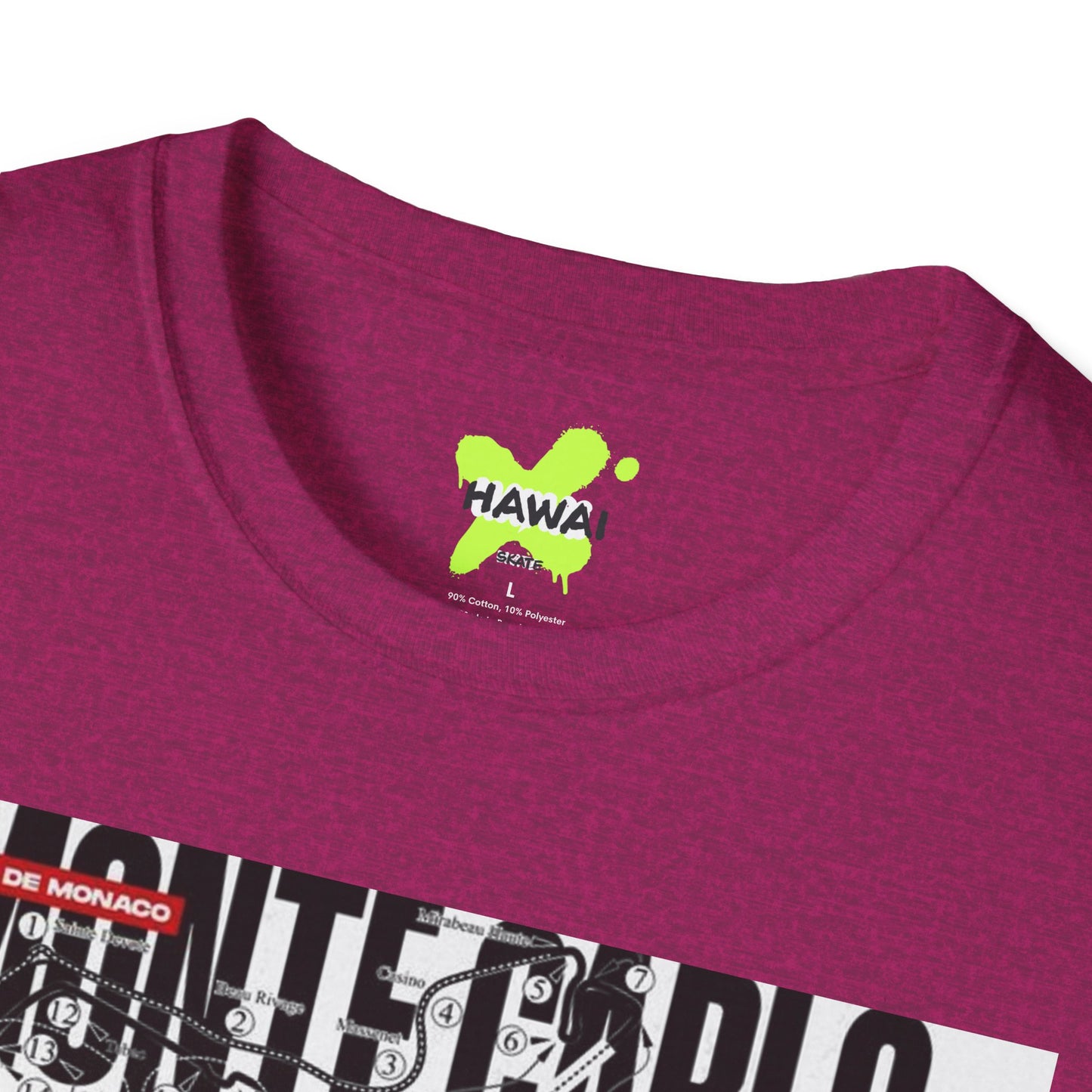 Monte Carlo Racing Graphic T-Shirt - Unisex Softstyle Tee for Car Enthusiasts