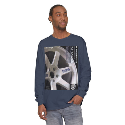 Rays Wheel Graphic Long Sleeve Tee