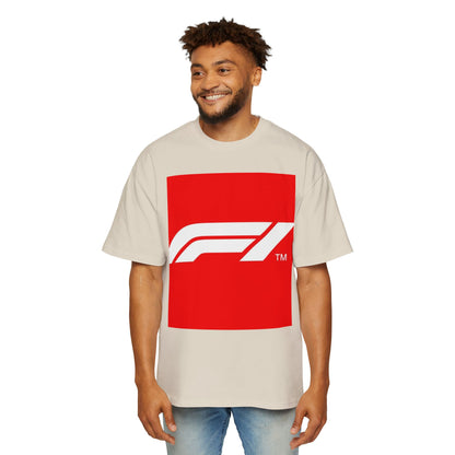 Racing Graphic Tee — Bold Red F1 Logo Shirt
