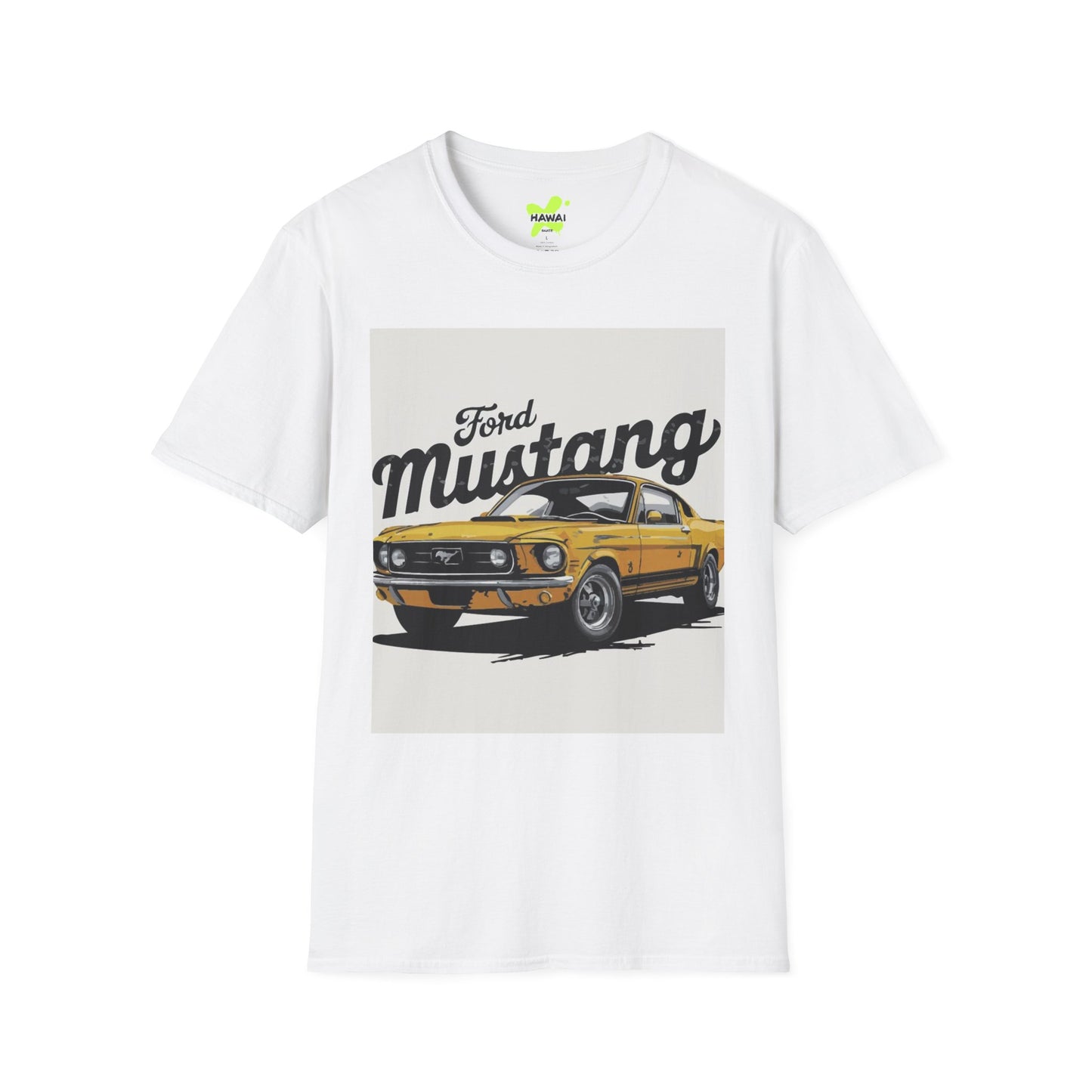 Vintage Ford Mustang Unisex Softstyle T-Shirt - Classic Car Lover Tee