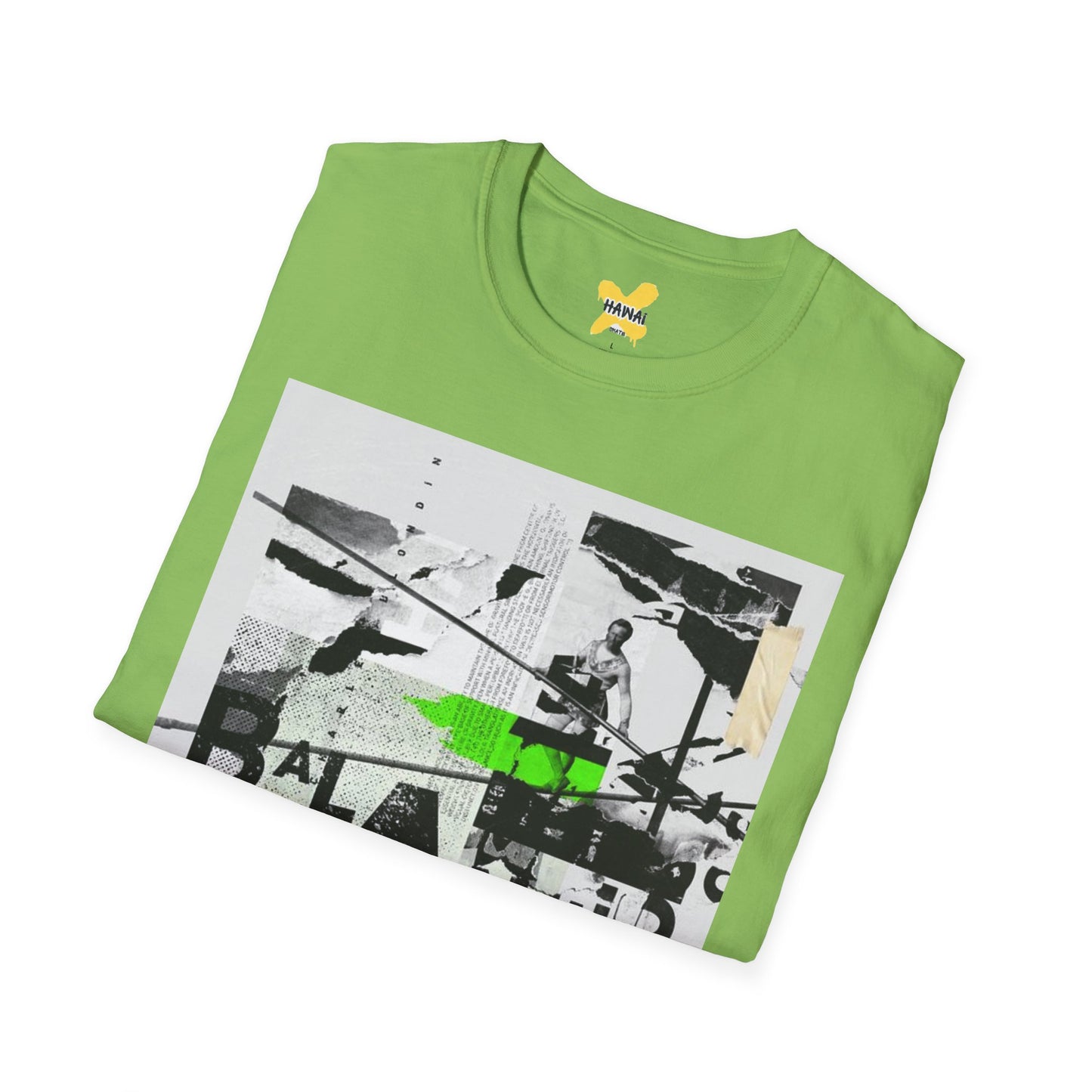 Retro Graphic Tee - Balance Art Design for Casual Style