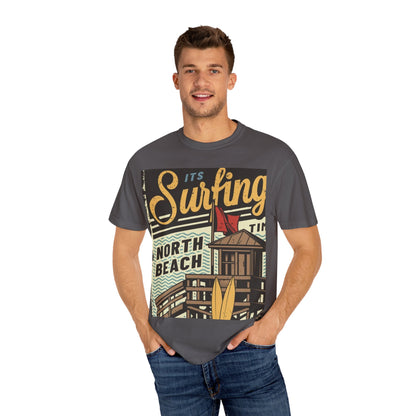 Surf Vibes Unisex T-Shirt - Retro Beach Tee, Casual Style, Summer Wear, Gift for Beach Lovers, Surfing Enthusiasts