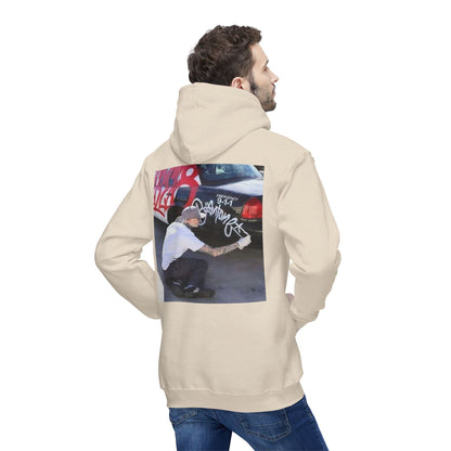 Urban Graffiti Unisex Hooded Sweatshirt - Street Art Inspired