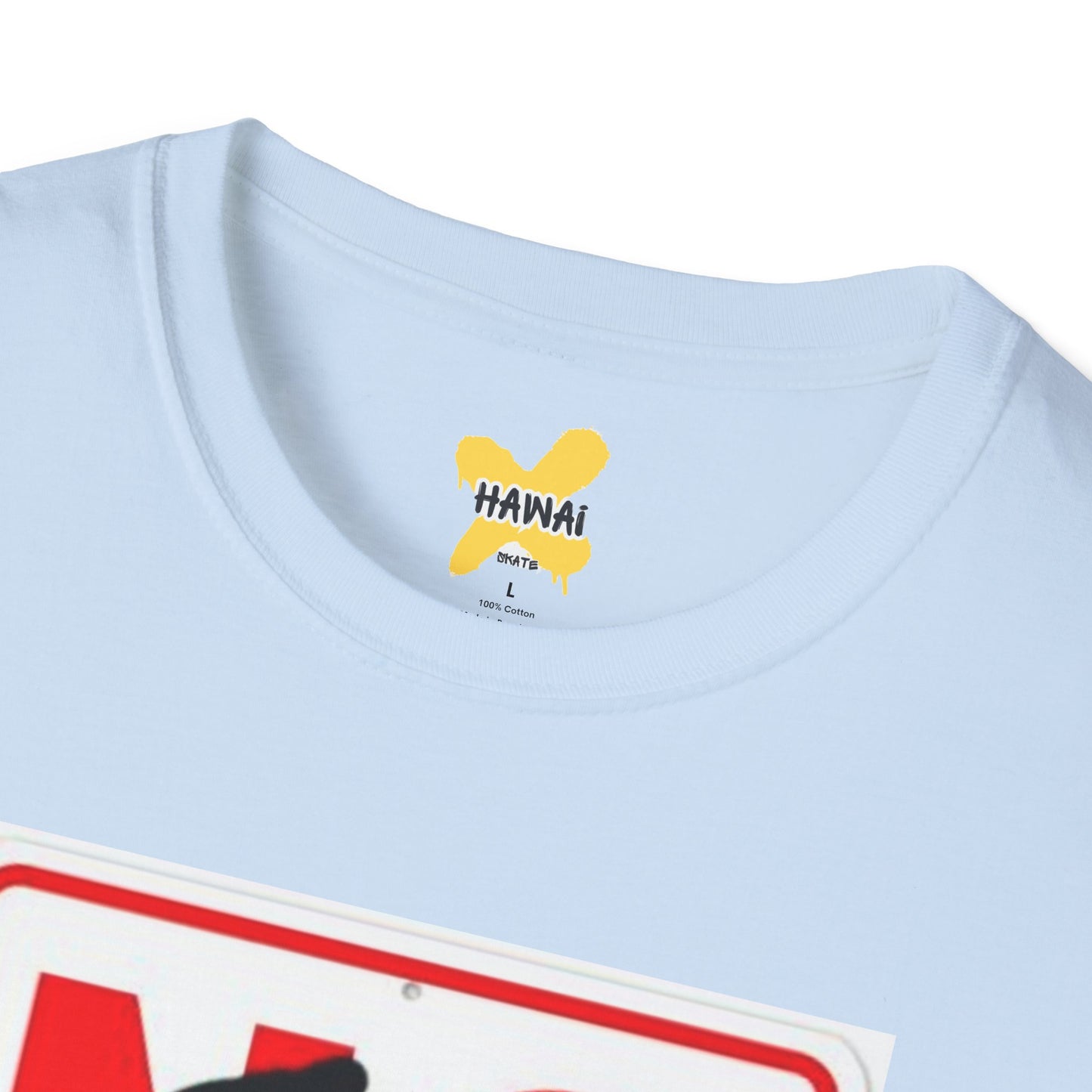 No Skateboarding Funny Unisex T-Shirt - City Police Sign Design