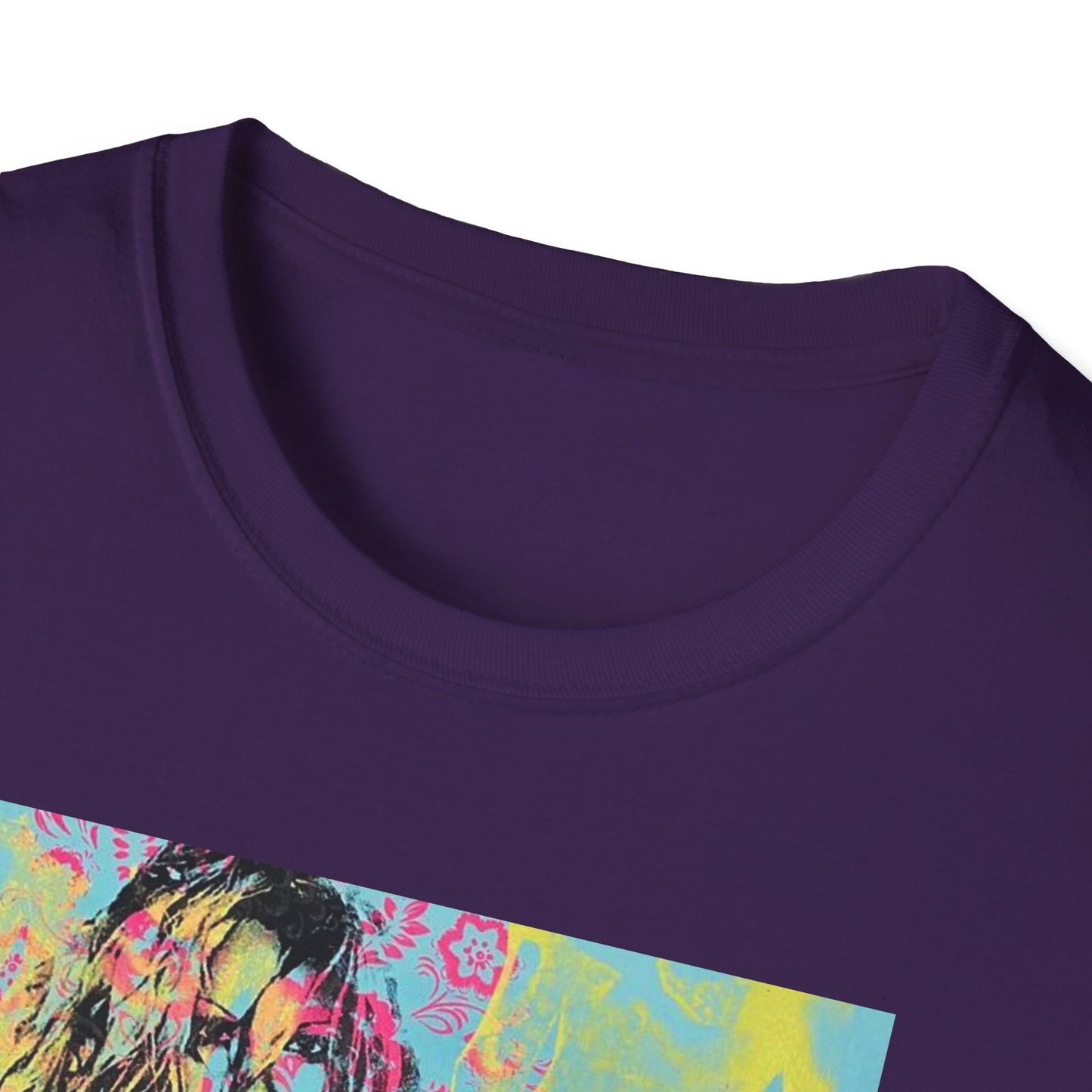 Artistic Unisex Softstyle T-Shirt - Vibrant Graphic Design for Creative Souls