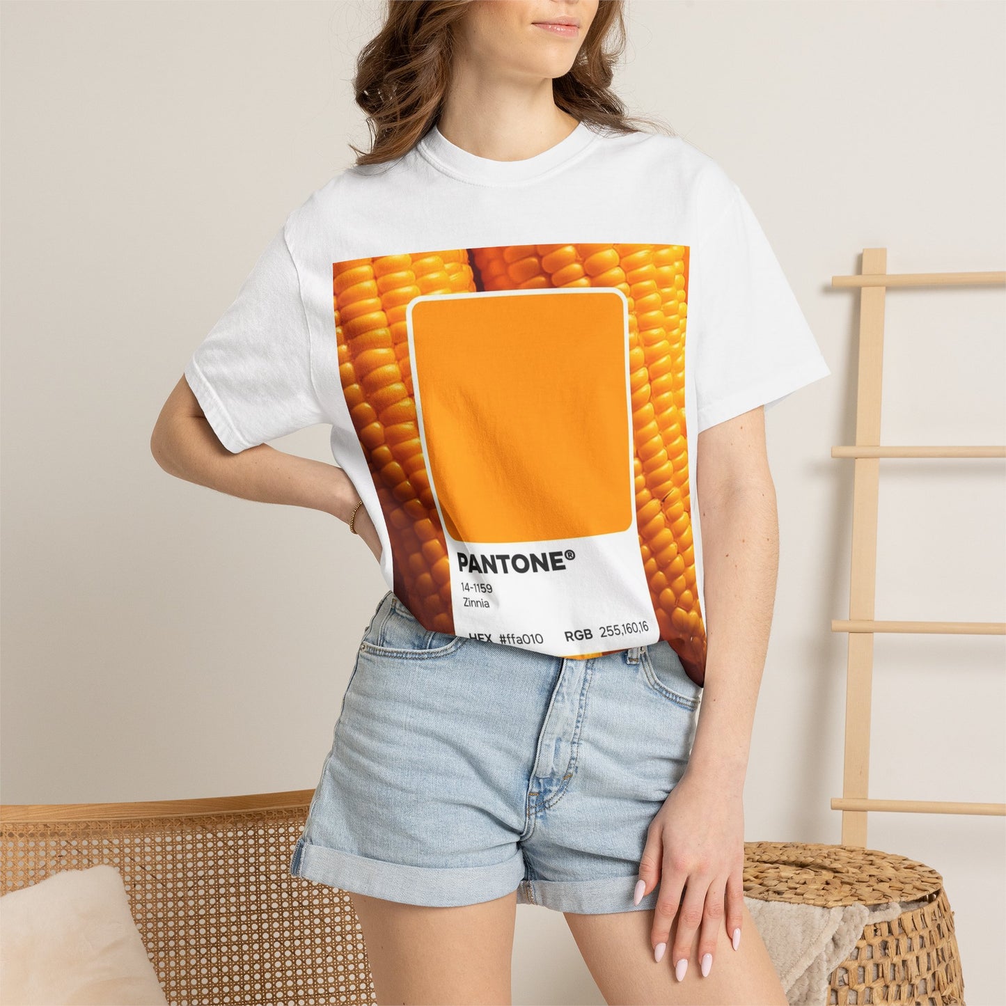 Pantone Corn Yellow Graphic T-Shirt