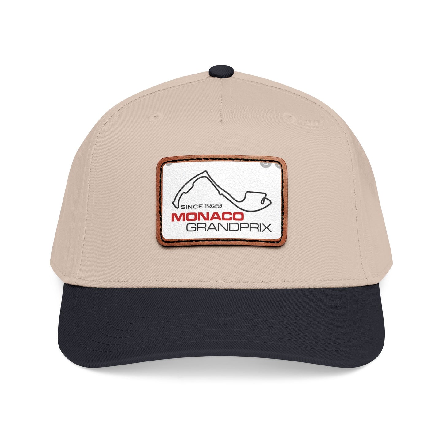 Monaco Grand Prix Leather Patch Baseball Cap