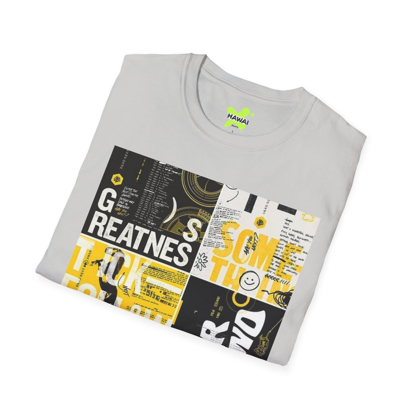 Unisex Graphic Tee - 'Never Give Up' Inspirational T-Shirt