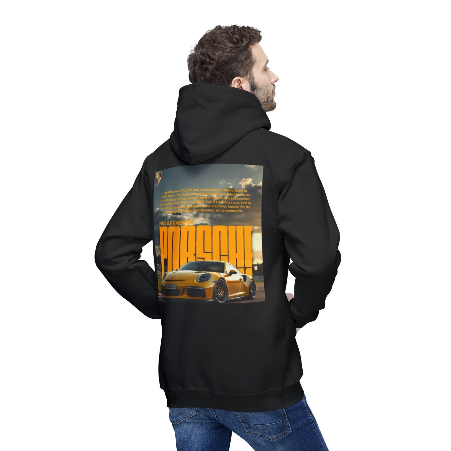 Unisex Hooded Sweatshirt - Porsche Fins & Fenders Collection