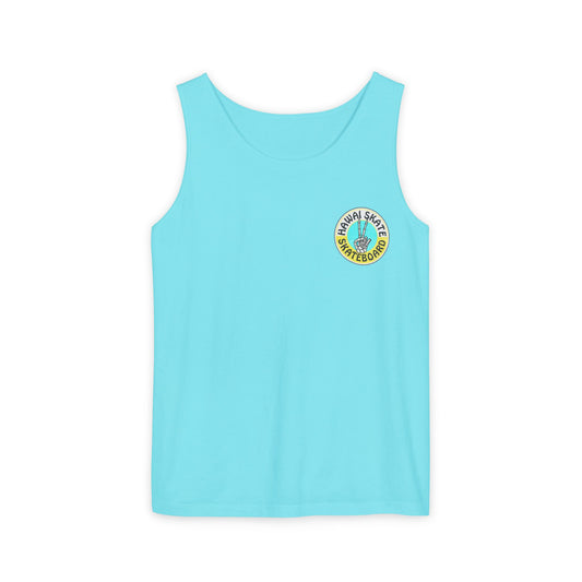 Surf Vans Tank Top — Retro Beach Surfboard Graphic