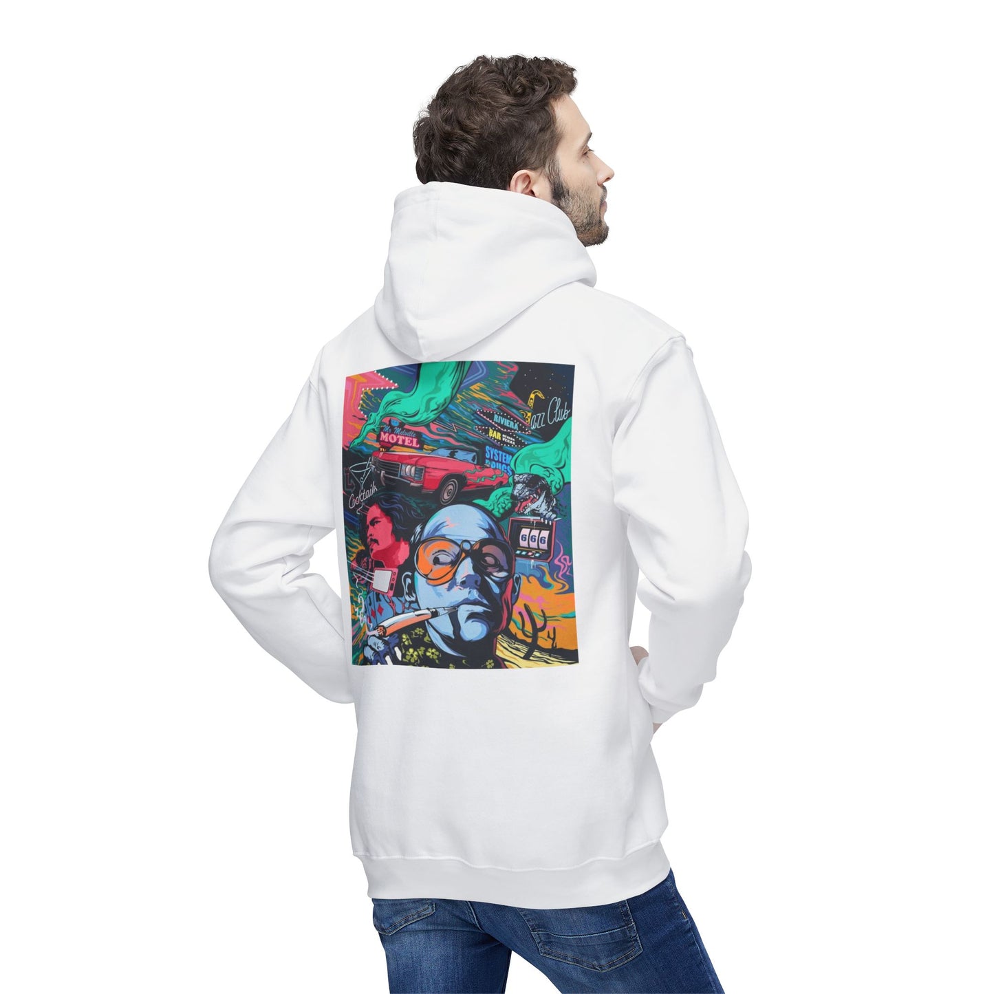 Retro Graphic Unisex Hooded Sweatshirt - Made in the US