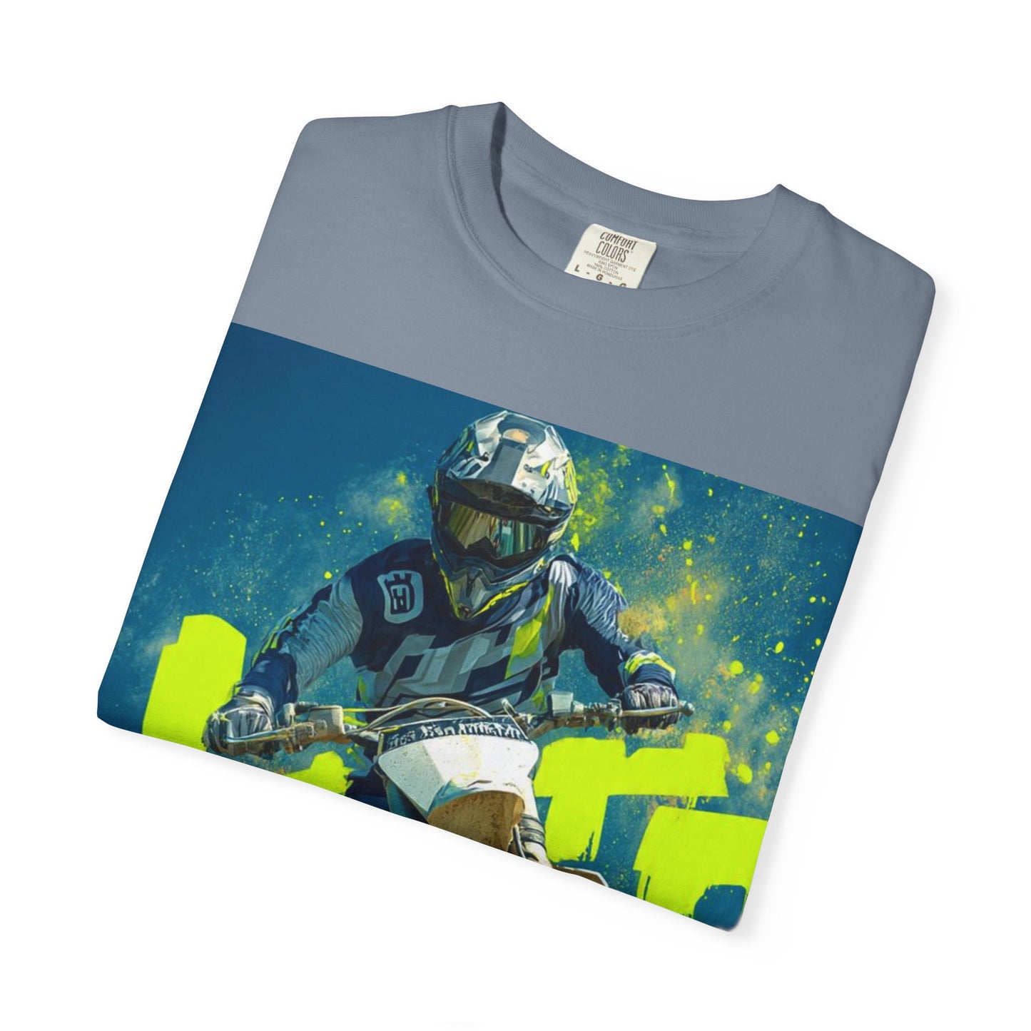Motocross Dirt Bike Rider T‑Shirt — Extreme Off‑Road Racing Tee