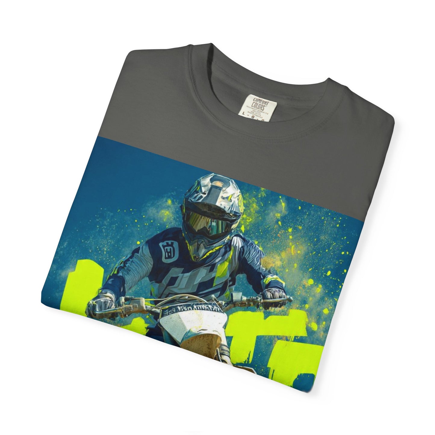 Motocross Dirt Bike Rider T‑Shirt — Extreme Off‑Road Racing Tee