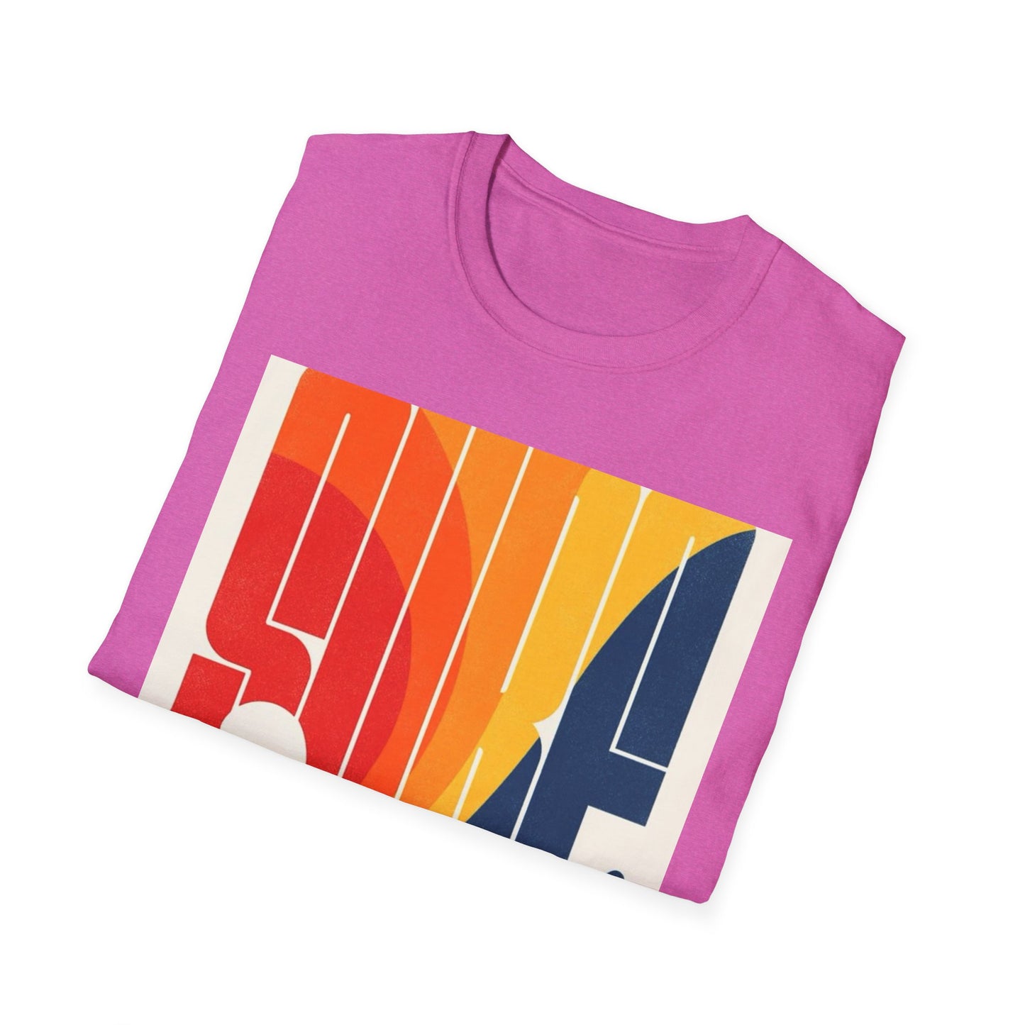 Retro Surf Unisex Softstyle T-Shirt - Vintage Beach Vibes