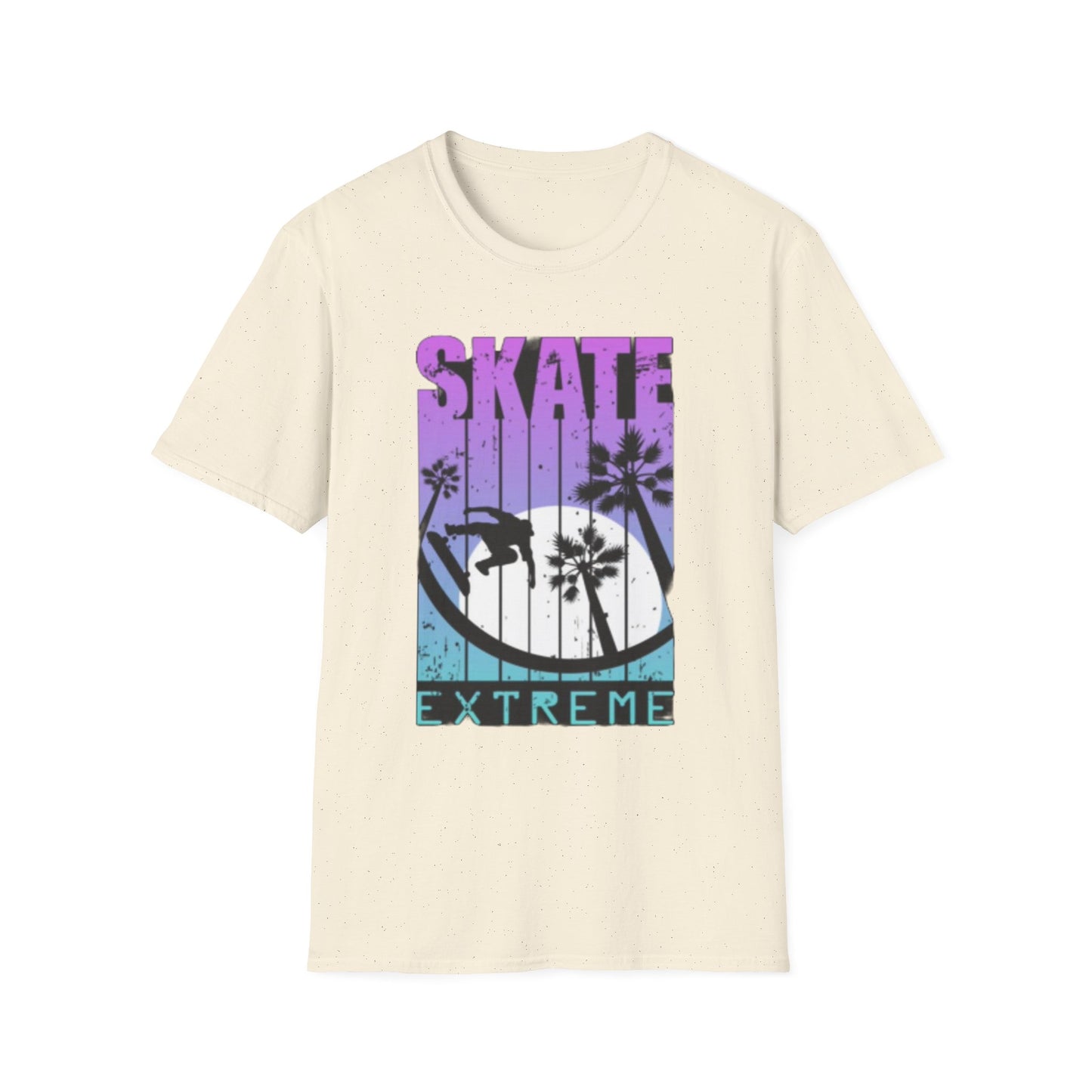 Skate Extreme Unisex Softstyle T-Shirt - Vibrant Graphic Tee for Skate Enthusiasts