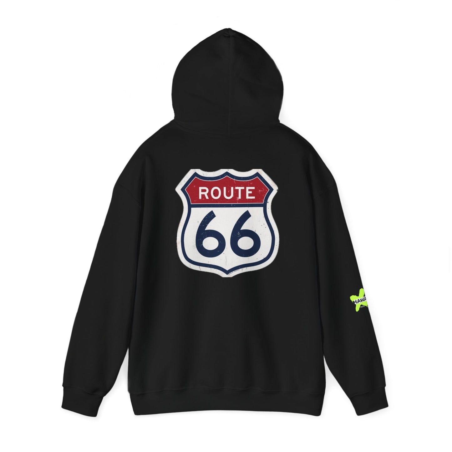 Route 66 Vintage Hooded Sweatshirt | Unisex Heavy Blend™