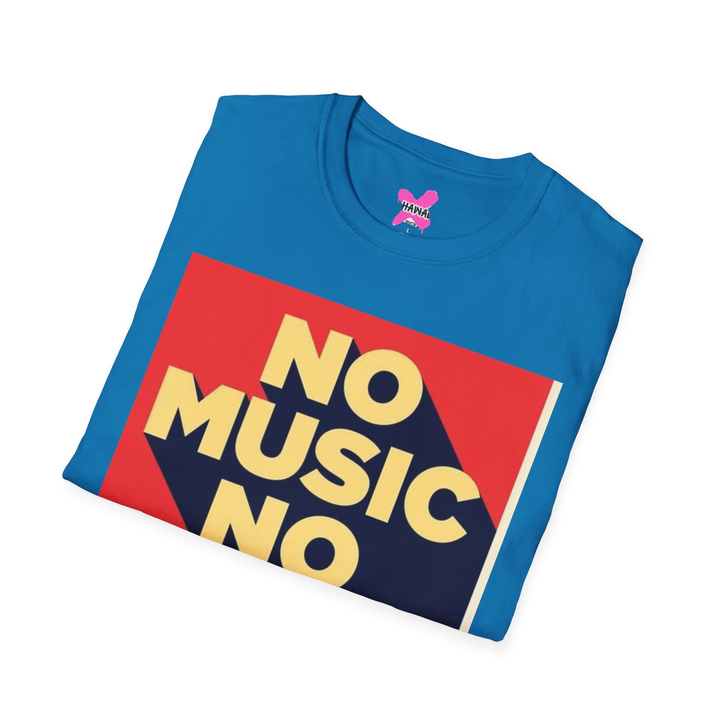 No Music No Life Unisex Softstyle T-Shirt – Music Lover's Essential