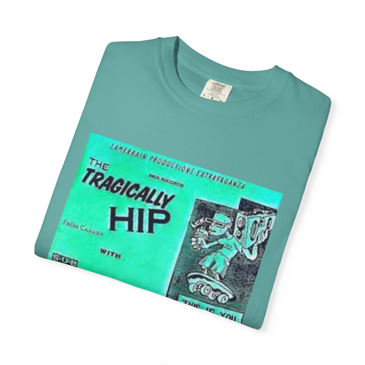 Retro Band Graphic T-Shirt - Nirvana & Tragically Hip Design