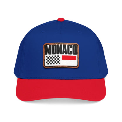 Monaco Leather Patch Baseball Cap – Vintage Racing Flag Hat
