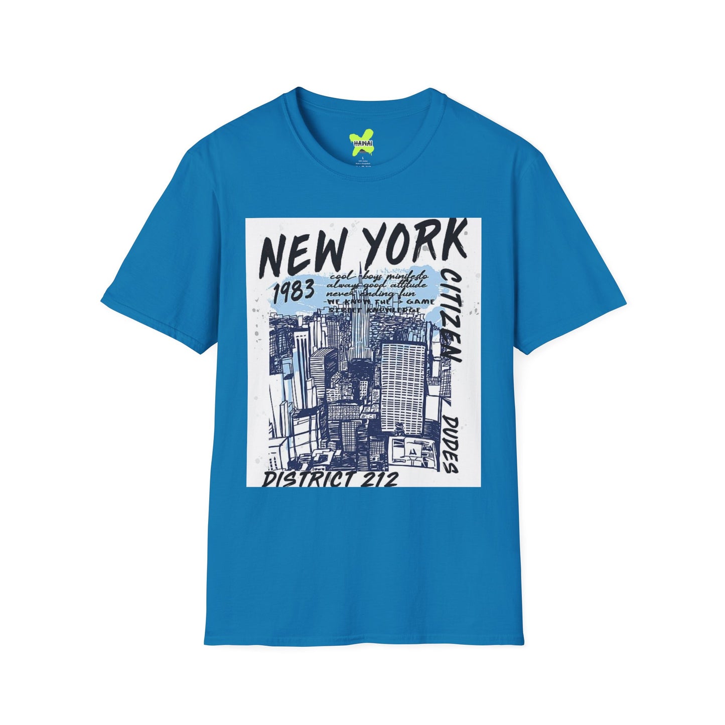 New York City Graphic Unisex T-Shirt - 1983 District 212 Design