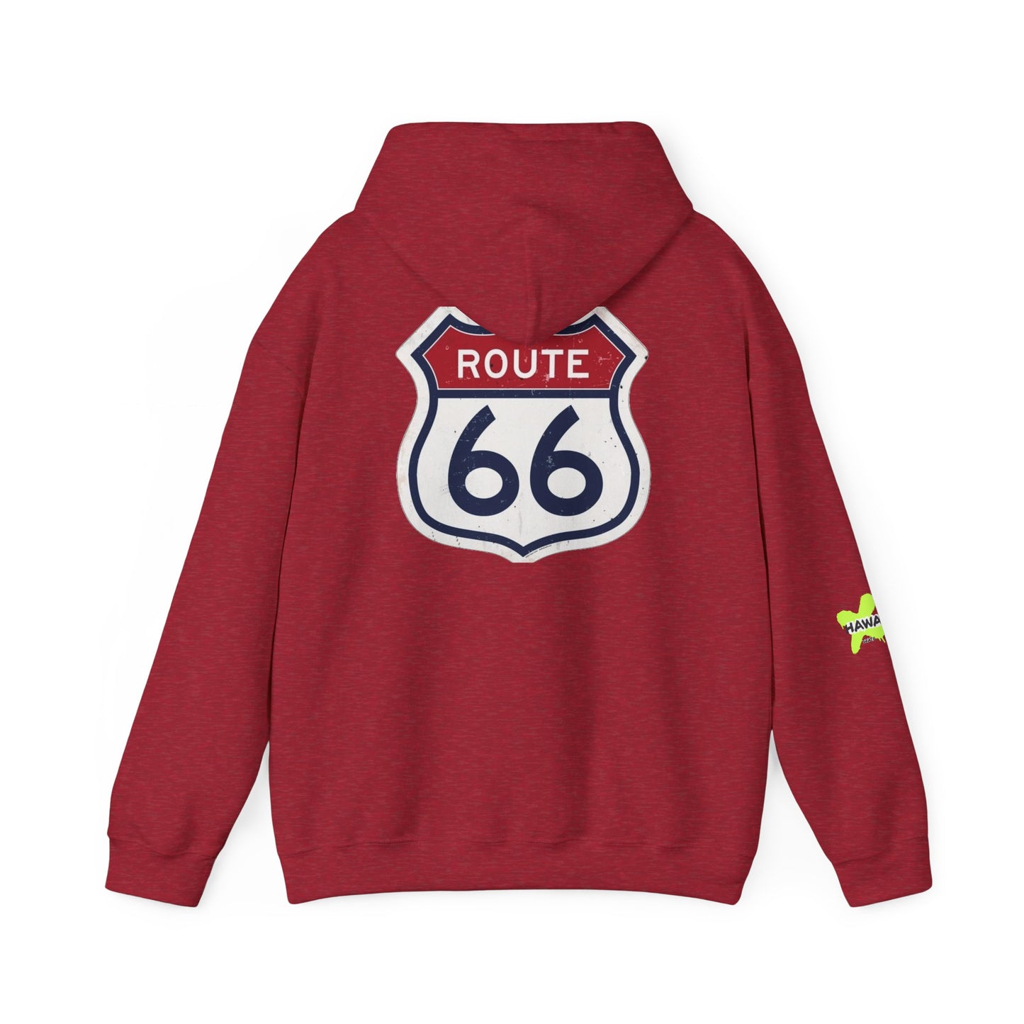 Route 66 Vintage Hooded Sweatshirt | Unisex Heavy Blend™