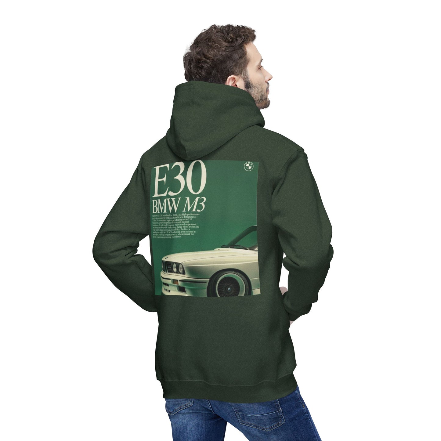 Retro BMW M3 Unisex Hoodie - Made in the USA