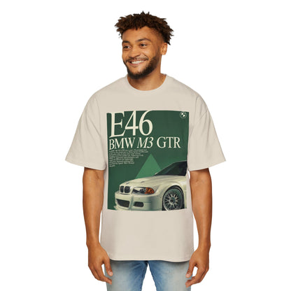 E46 BMW M3 GTR Tee — Vintage Racing Poster Graphic T-Shirt