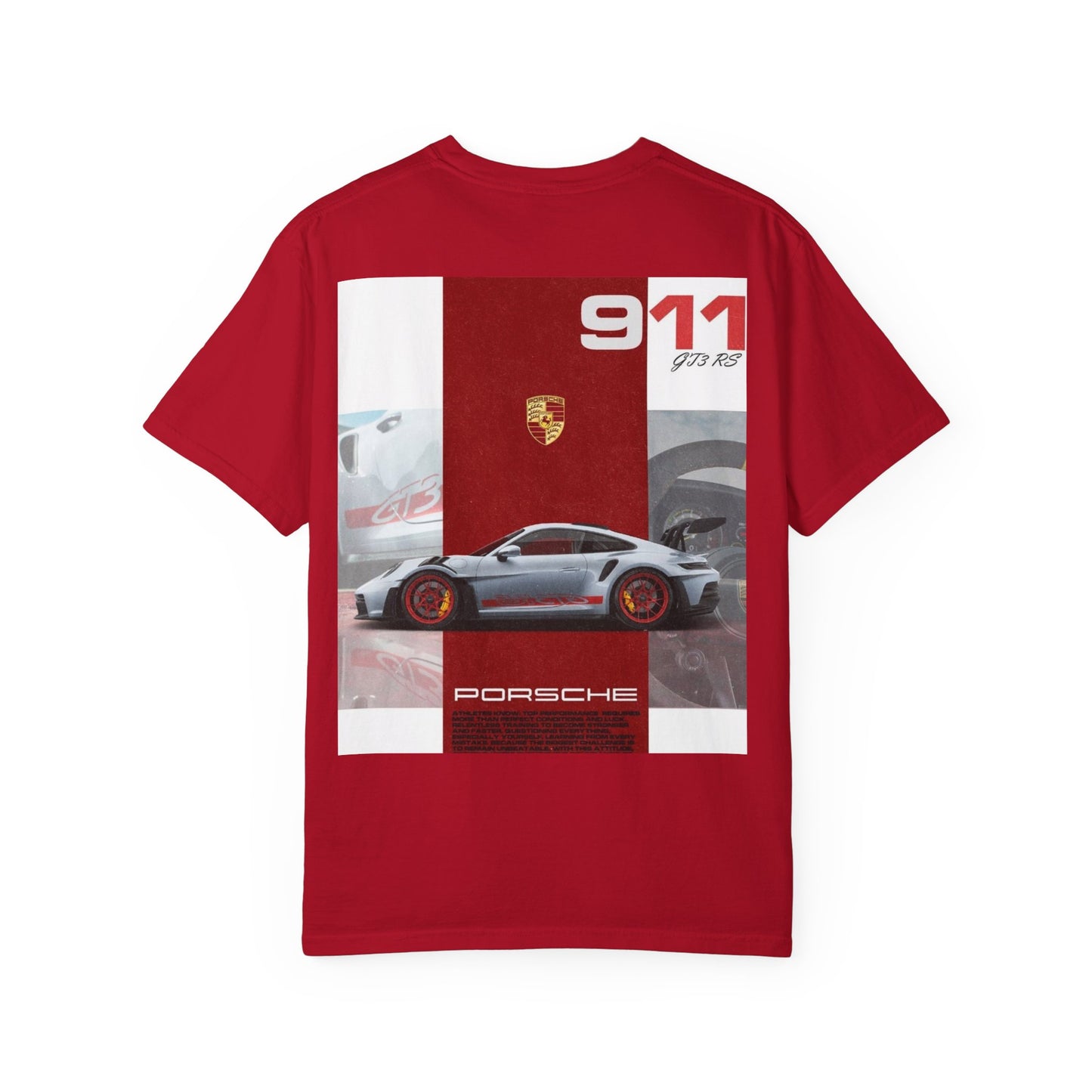 Porsche 911 Unisex Garment-Dyed T-Shirt - Classic Car Enthusiast Tee