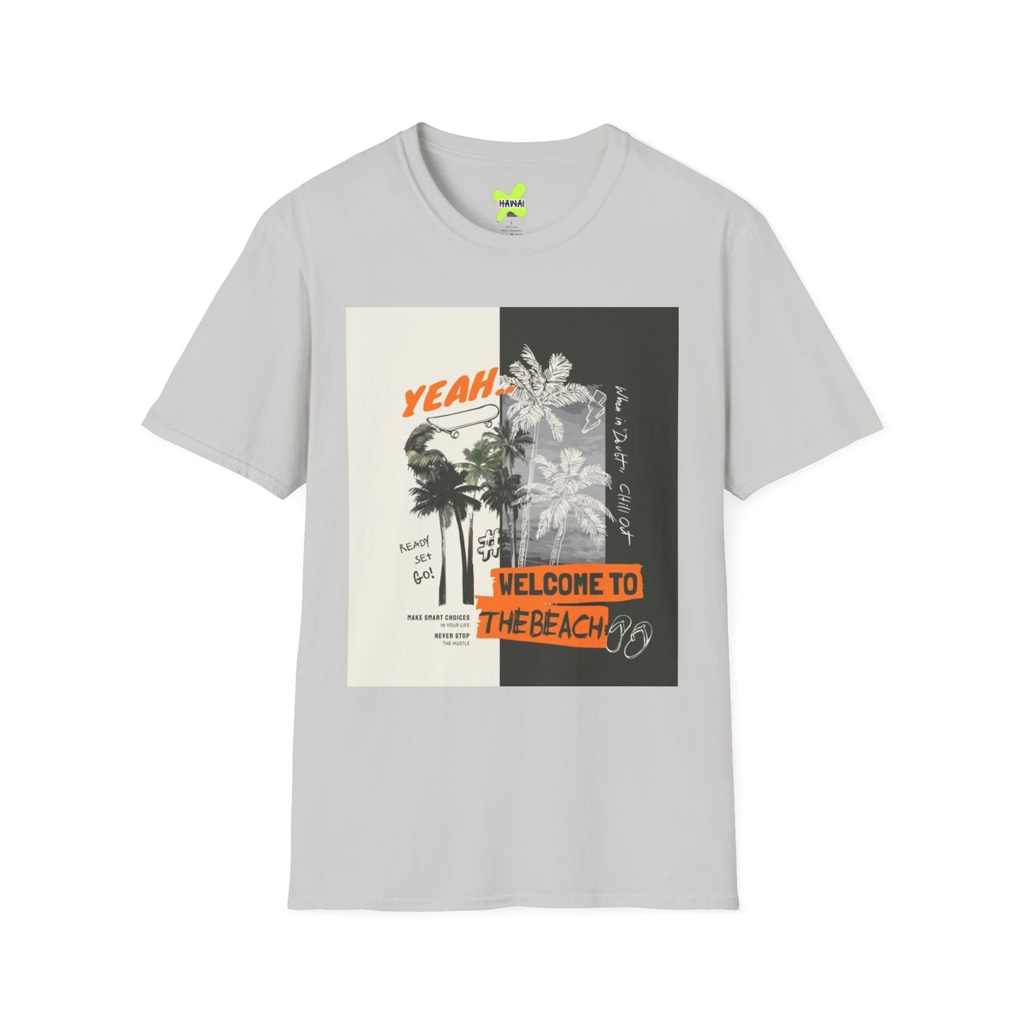 Beach Vibes Graphic Tee, Summer T-Shirt, Unisex Casual Wear, Vacation Shirt, Gift for Beach Lovers