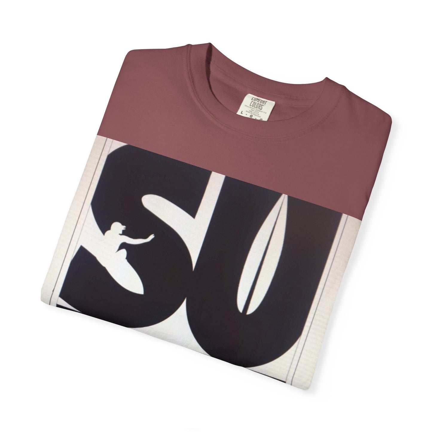 Surf Inspired Unisex Garment-Dyed T-Shirt, Beachwear, Casual Summer Tee, Surfing Gift, Trendy Streetwear, Comfortable Lifestyle Top