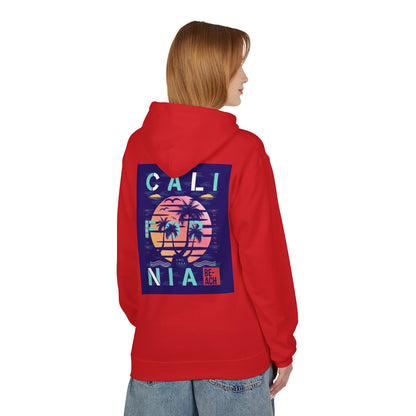 California Beach Vibes Unisex Fleece Hoodie - Softstyle Midweight Sweatshirt