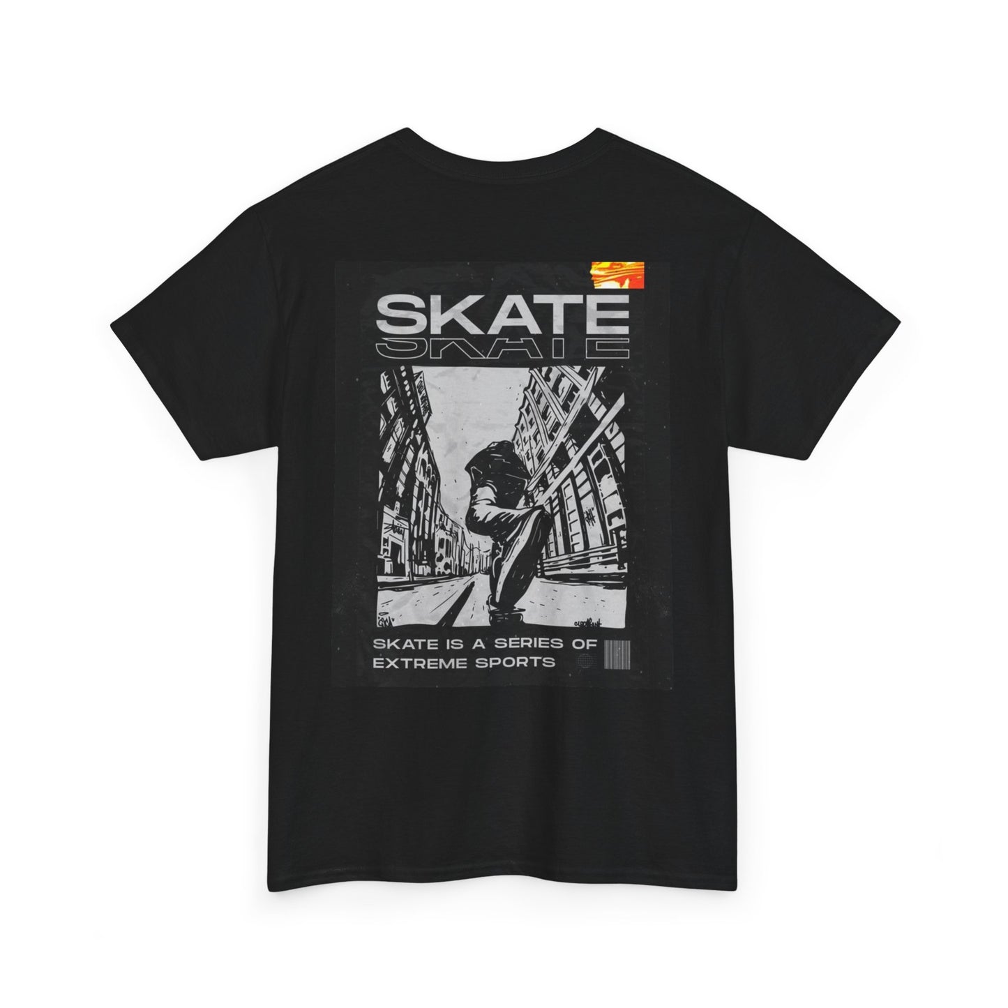 Skate Graphic Tee — Urban Skateboard Poster Shirt