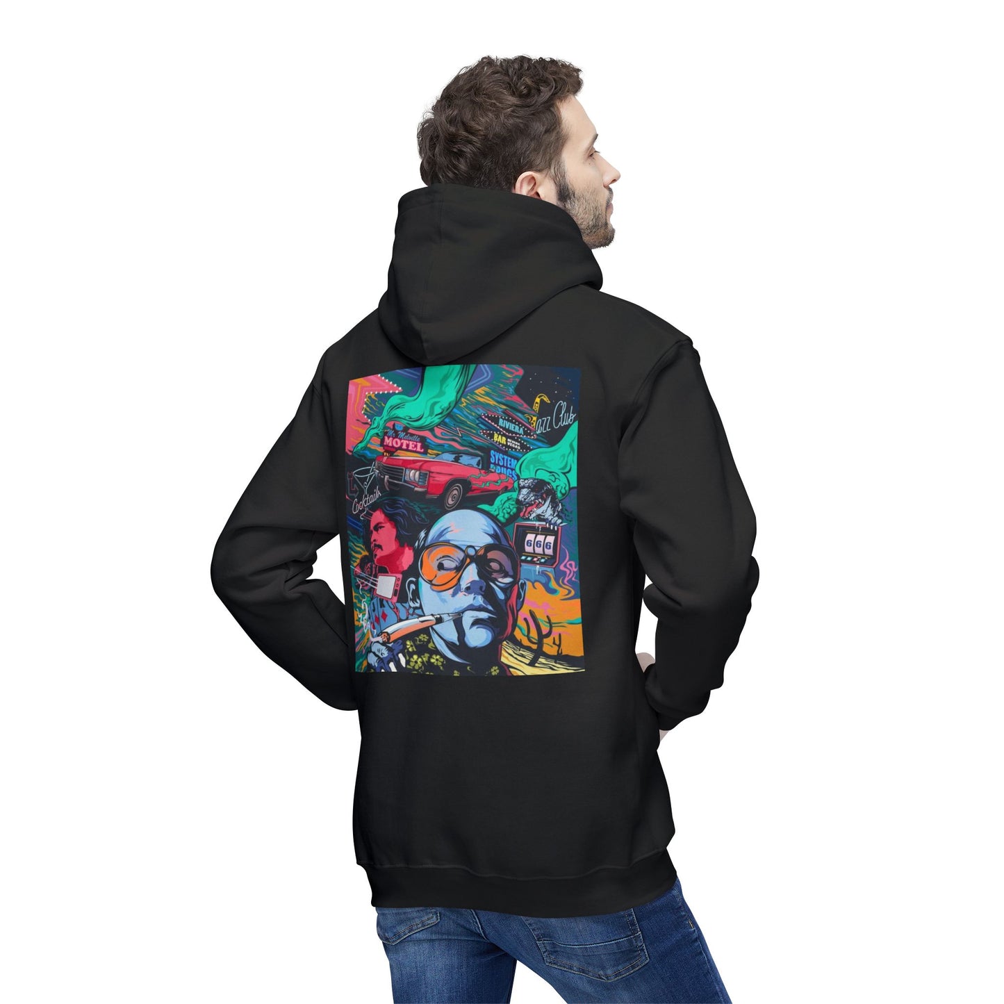Retro Graphic Unisex Hooded Sweatshirt - Made in the US