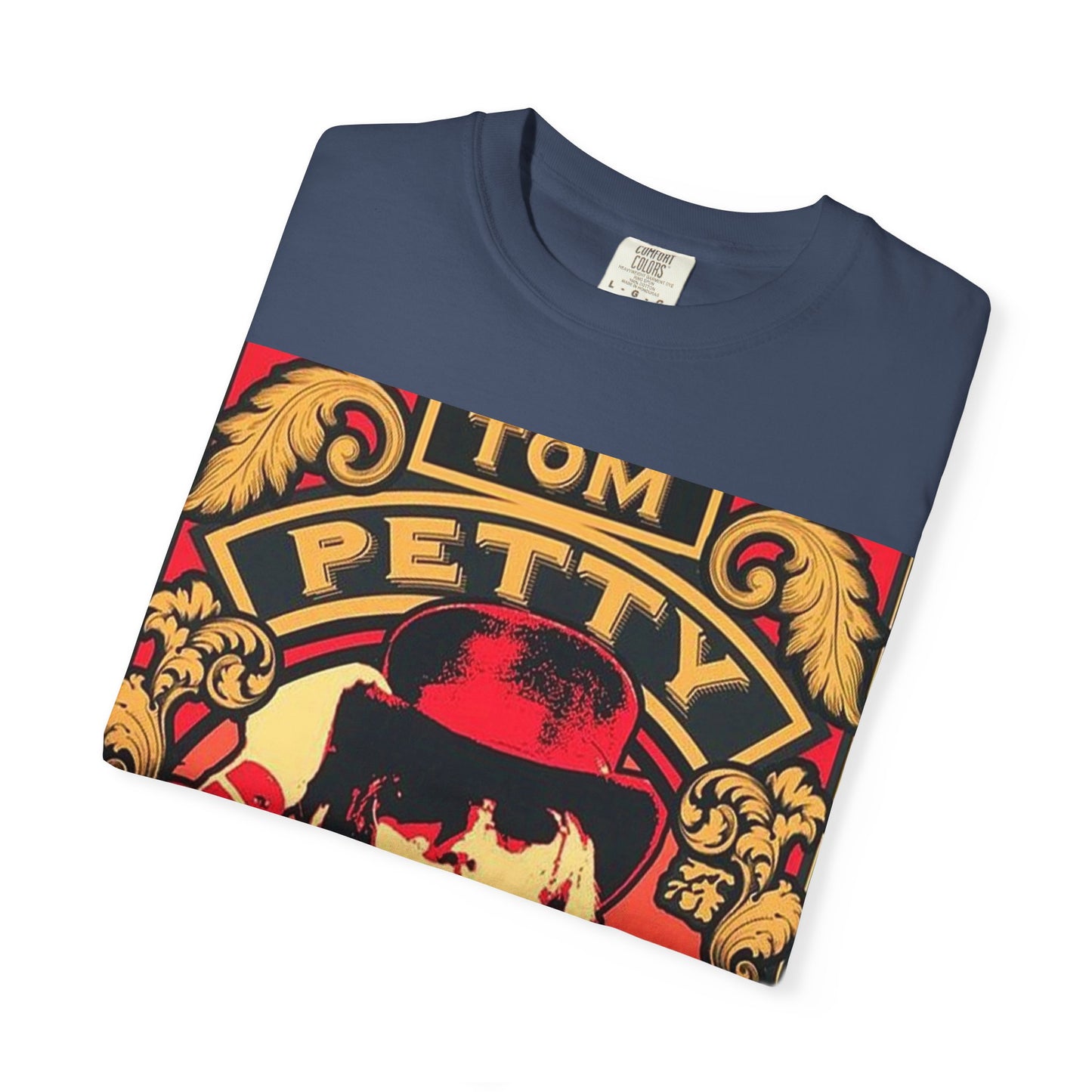 Vintage Rock Tee - Tom Petty Inspired Unisex Garment-Dyed T-shirt, Music Lover Gift, Casual Style, Band Merch, Retro Apparel