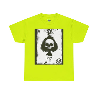 Gothic Skull Graphic Tee - Unisex Heavy Cotton T-Shirt