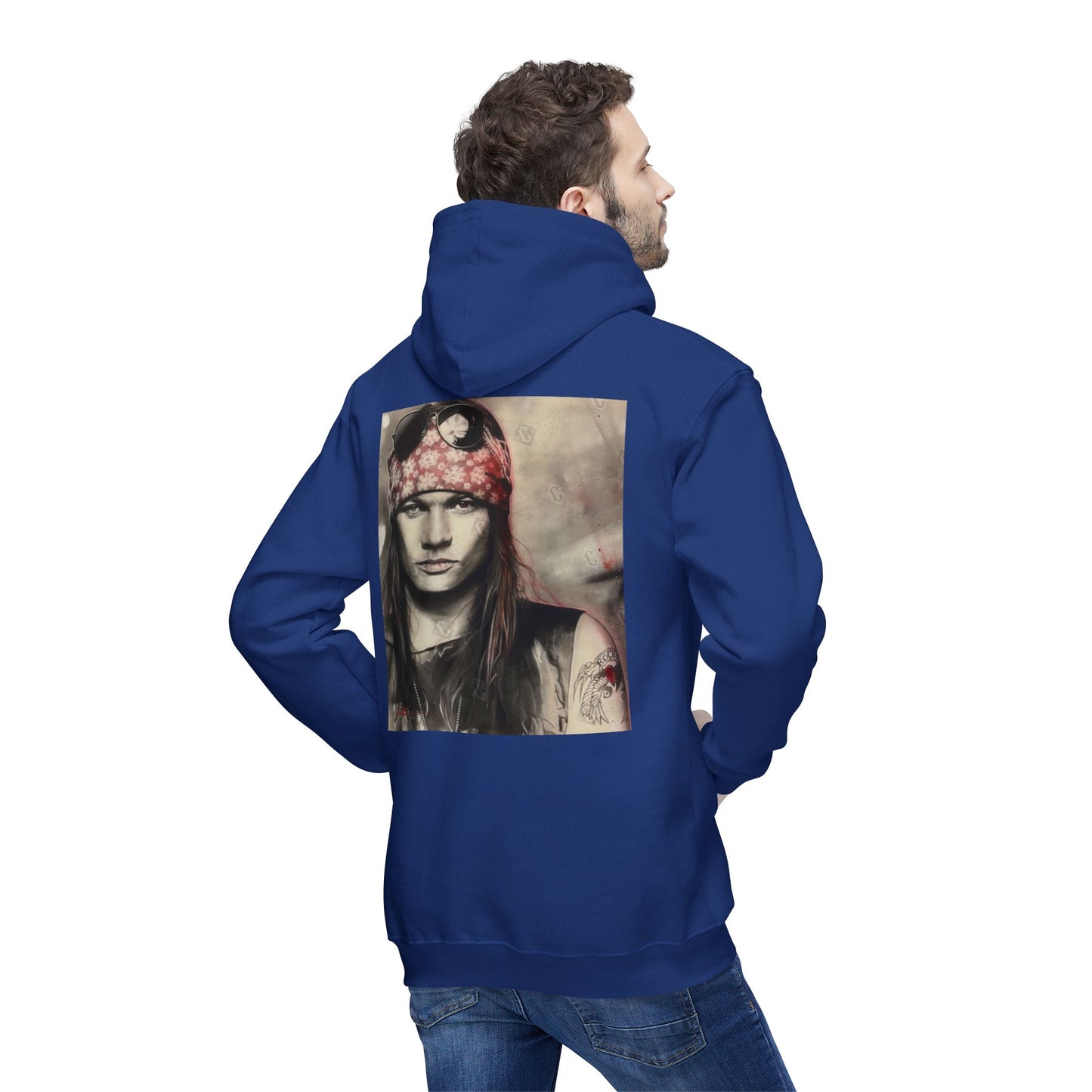 Unisex Hooded Sweatshirt with Rock Band Design – Made in US