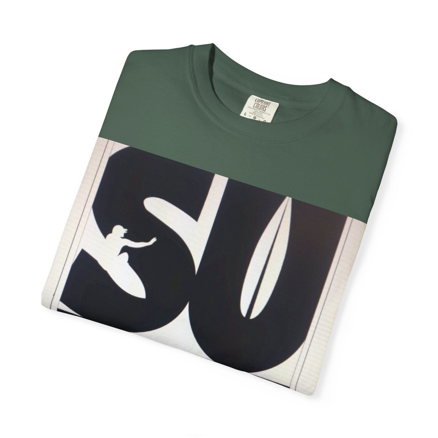 Surf Inspired Unisex Garment-Dyed T-Shirt, Beachwear, Casual Summer Tee, Surfing Gift, Trendy Streetwear, Comfortable Lifestyle Top