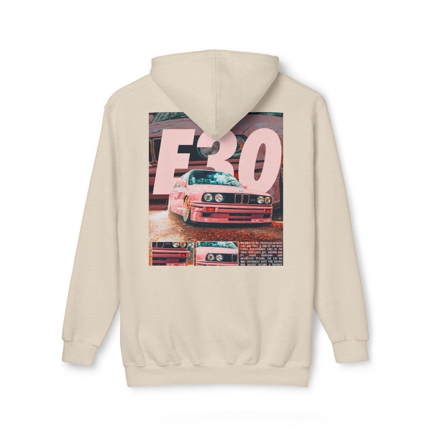 E30 Vintage Car Unisex Hooded Sweatshirt - Casual Comfort for Car Enthusiasts