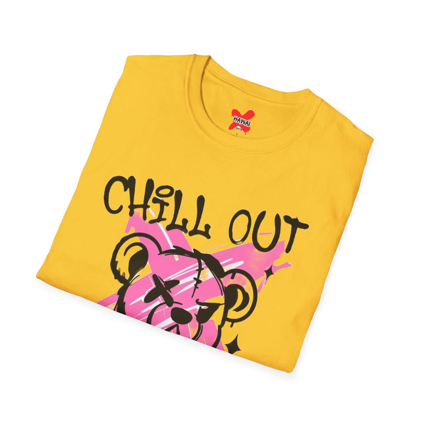 Chill Out Bear Graphic Tee for Relaxed Vibes