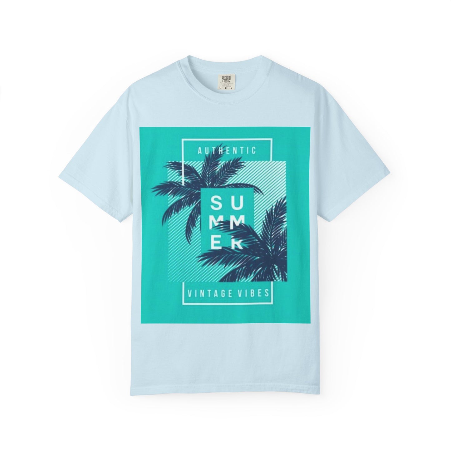 Summer Vintage Vibes T-Shirt — Palm Tree Graphic Tee