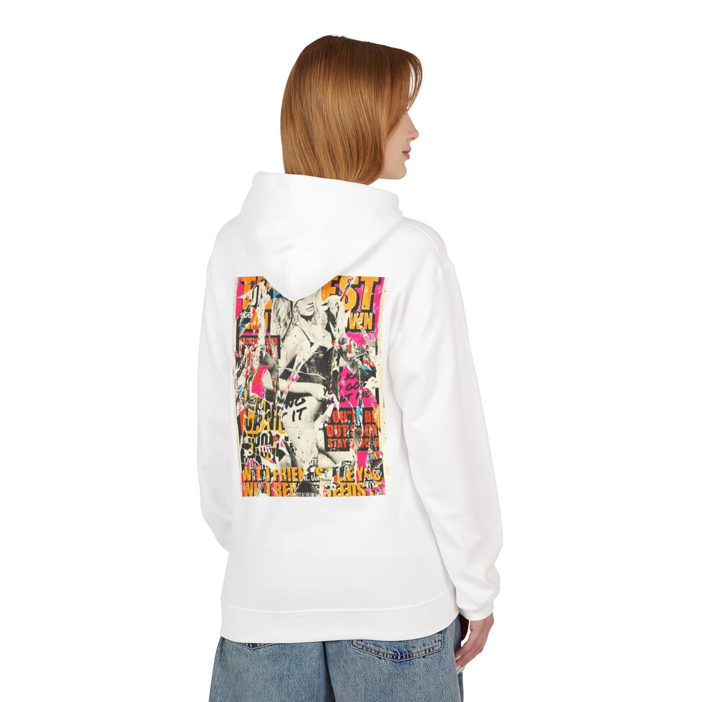 Unisex Midweight Softstyle Fleece Hoodie - Trendy Graphic Art Design