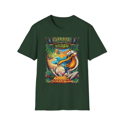 Beach Bar Vibes Unisex Softstyle T-Shirt - Perfect for Summer Fun and Relaxation