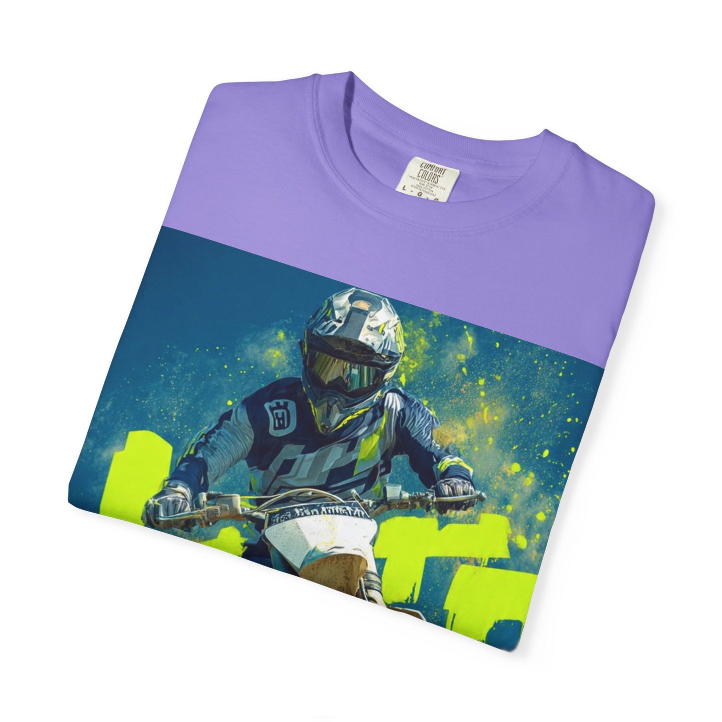 Motocross Dirt Bike Rider T‑Shirt — Extreme Off‑Road Racing Tee
