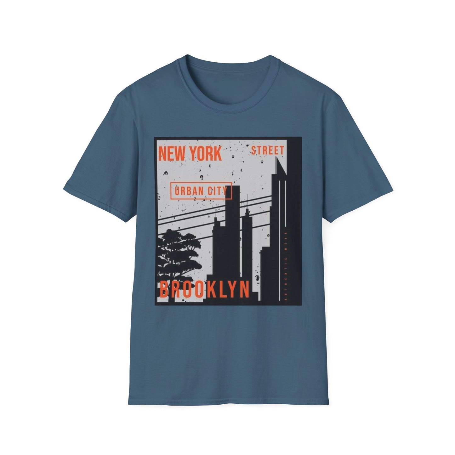 Brooklyn Urban Street T-Shirt - Unisex Graphic Tee for City Lovers, NYC Vibe, Streetwear Fashion, Gift for Travelers, Casual Wear